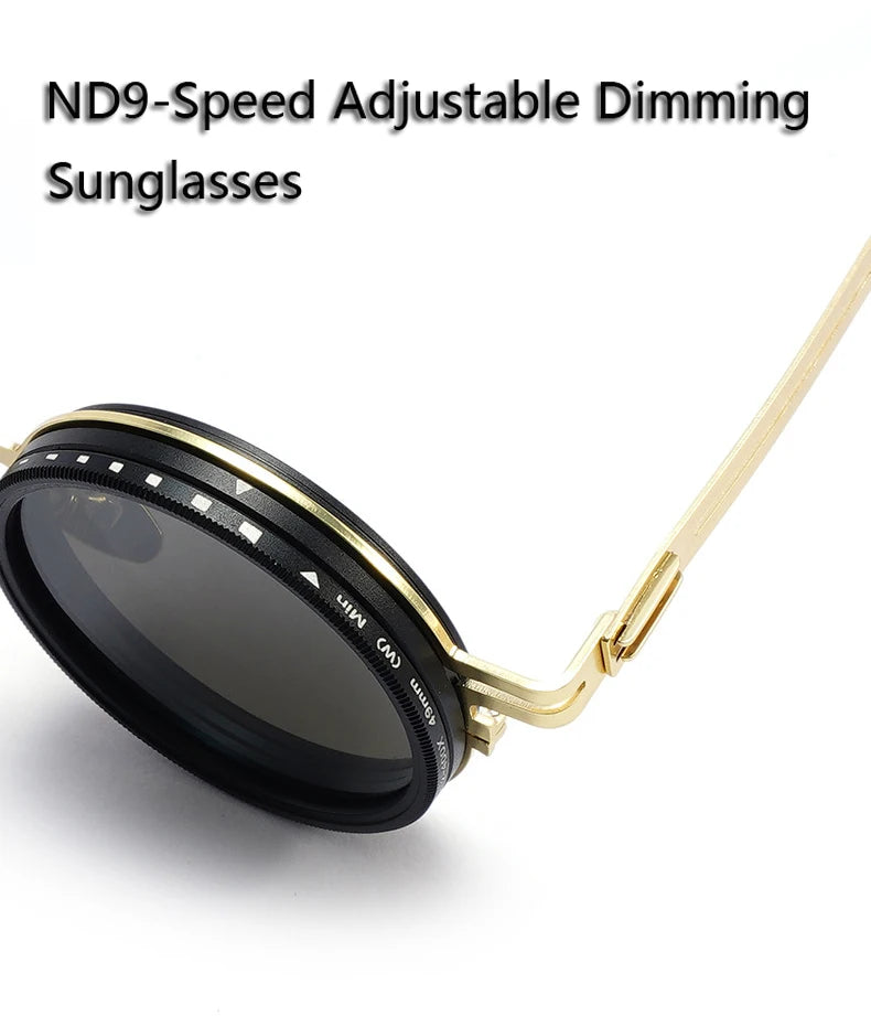 Round Adjustable Polarized Shades