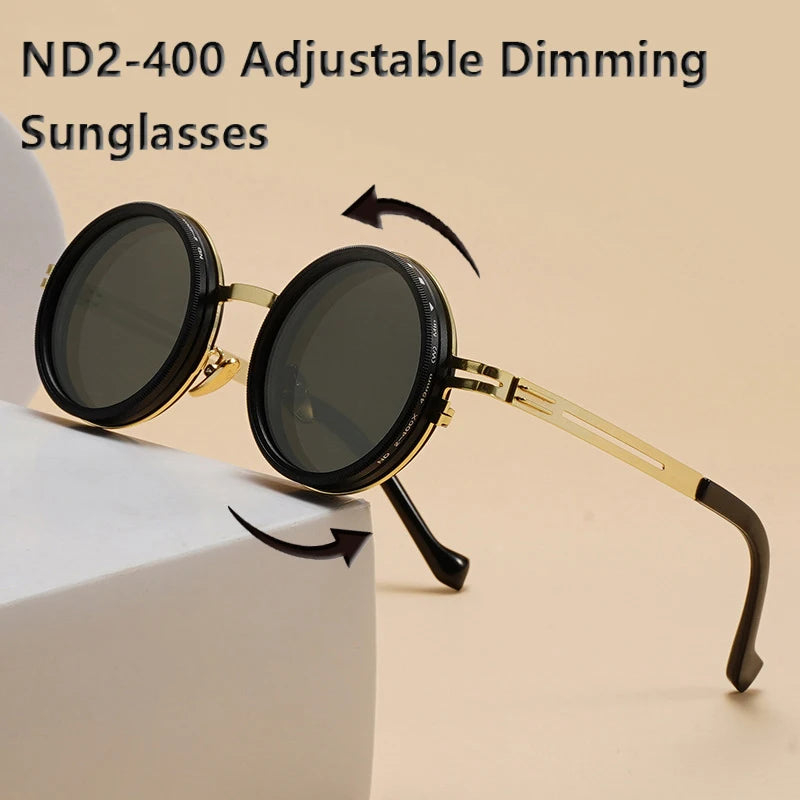 Round Adjustable Polarized Shades