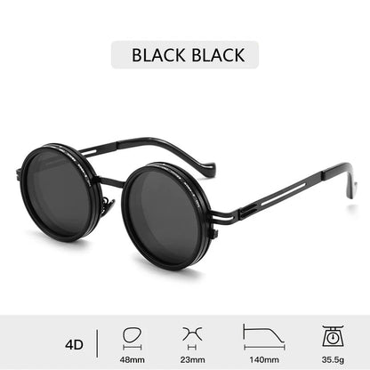Round Adjustable Polarized Shades