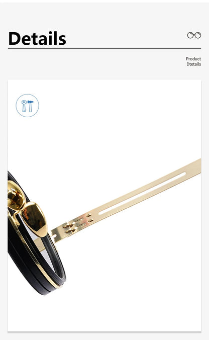 Round Adjustable Polarized Shades