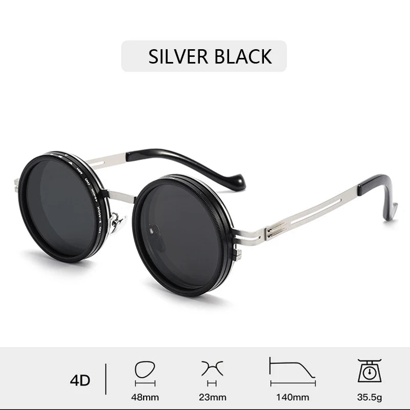 Round Adjustable Polarized Shades