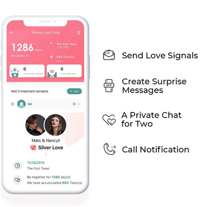 A-GLAMORA Long Distance Touch Bracelets for Couples