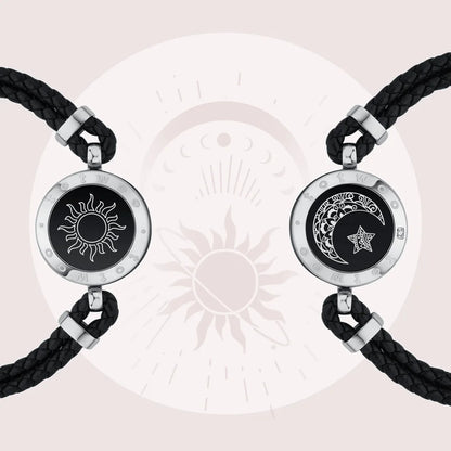 A-GLAMORA Long Distance Touch Bracelets for Couples