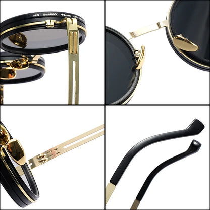 Round Adjustable Polarized Shades