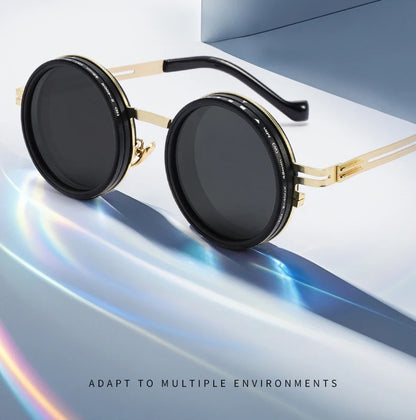 Round Adjustable Polarized Shades