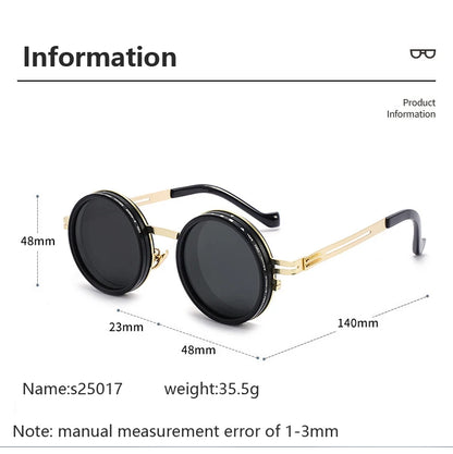 Round Adjustable Polarized Shades