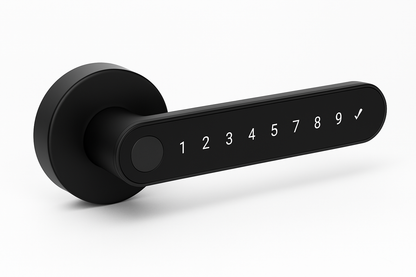 Generated smart lock with digits on handle